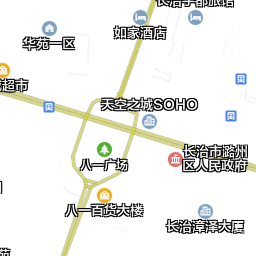 英雄中路卫星地图 山西省长治市潞州区英雄中路街道地图浏览